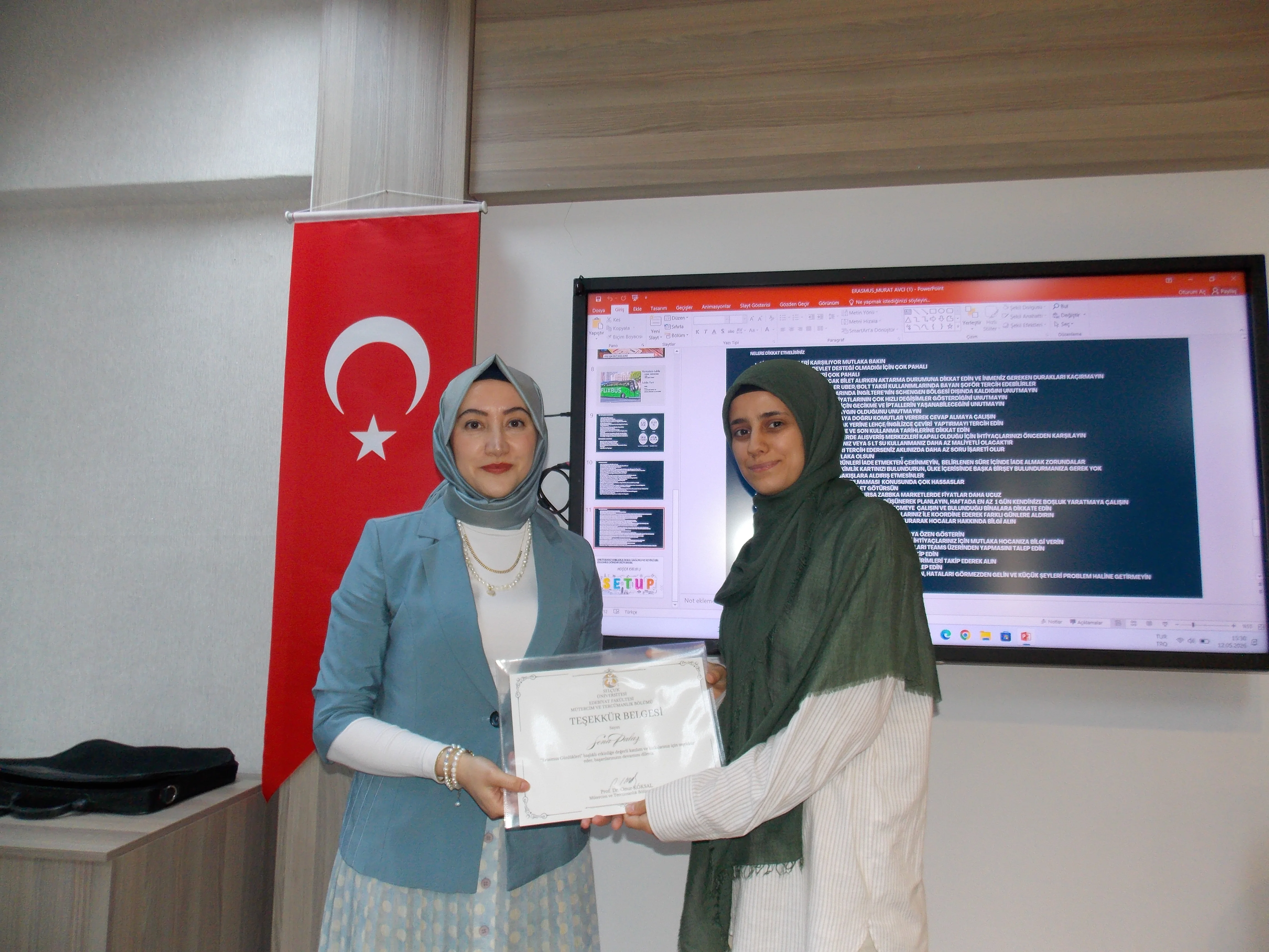 Selçuk Üniversitesi Edebiyat Fakültesi’nde “Erasmus Günlükleri” Etkinliği Düzenlendi